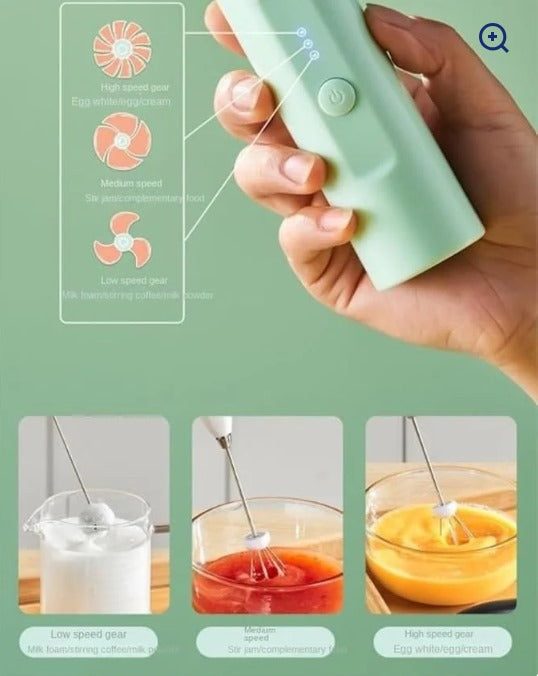 Electric Beater Mixer – Handheld Kitchen Mixer for Baking & Cooking with USB