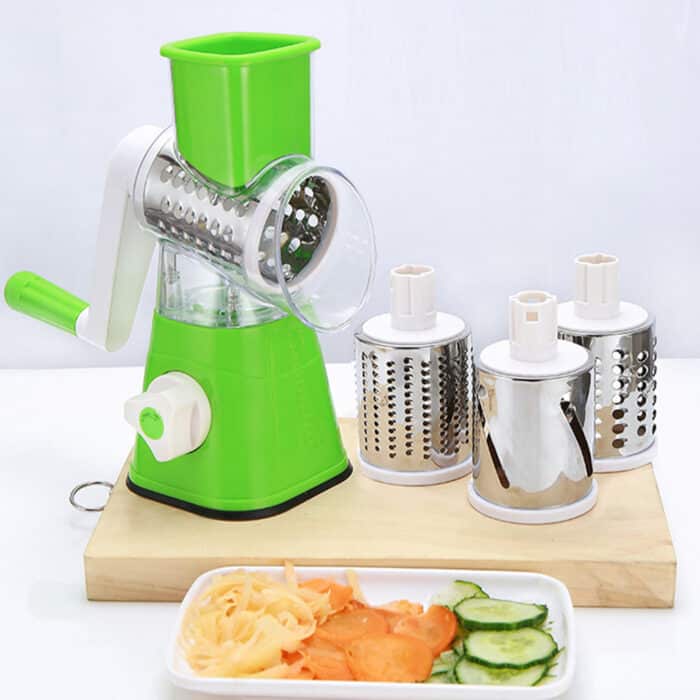 Vegetable Drum Cutter – Rotary Vegetable Slicer & Dicer